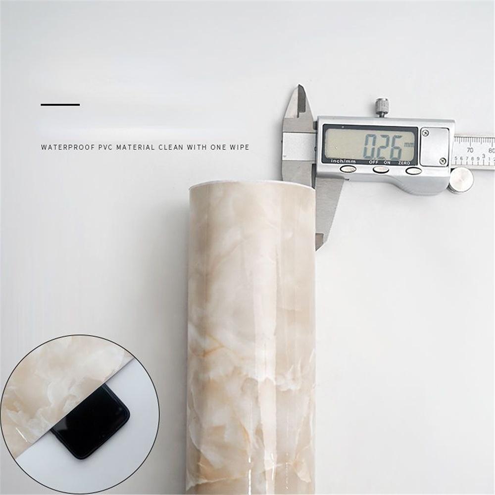 Pvc Marble Kitchen Oil-Proof Film Stove Waterproof Self-Adhesive Wallpaper Countertop Cabinet Renovation Tile Wall Stickers