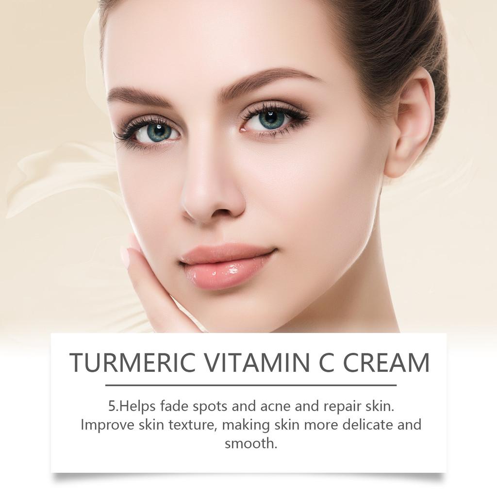Hoygi Turmeric Vitamin C Brightening Cream For Radiant Even Skin Tone And Moisturizing Hydration