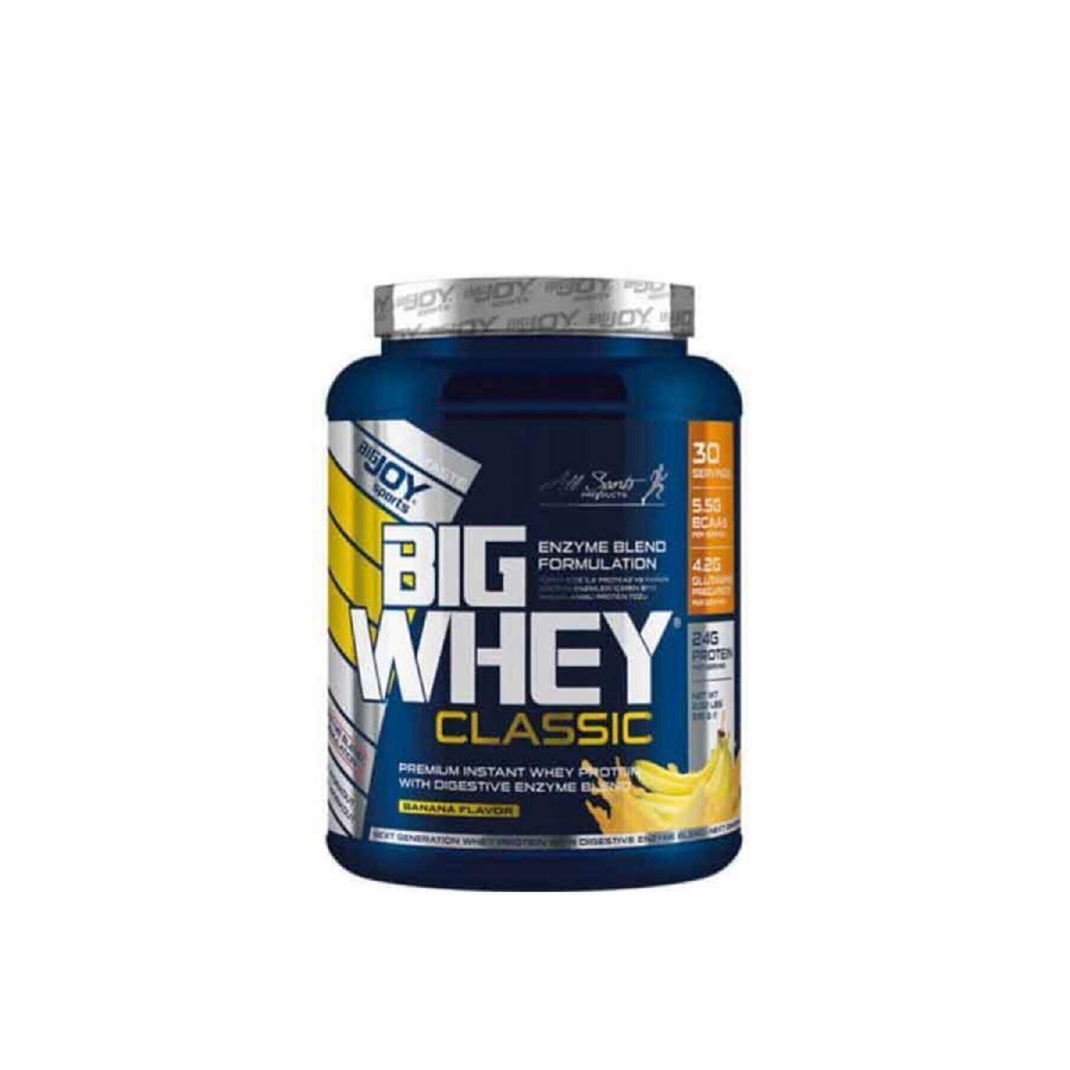 

Bigjoy Bigwhey Whey Protein Classic 30 порцій протеїнового порошку зі смаком банана