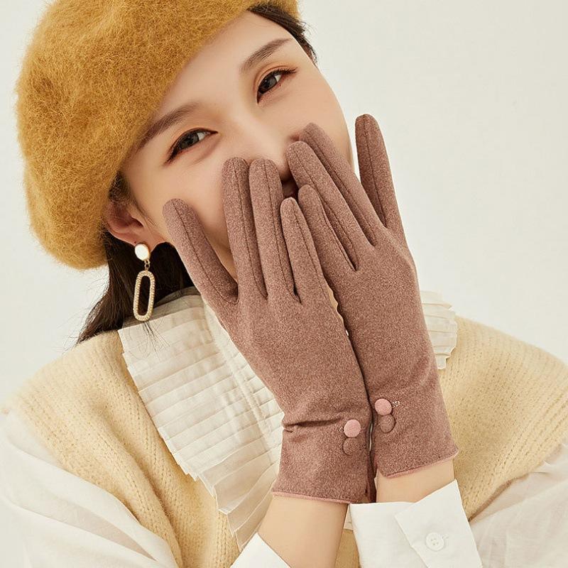 Winter warm gloves autumn and winter gloves outdoor cycling windproof and cold gloves winter kode velvet gloves