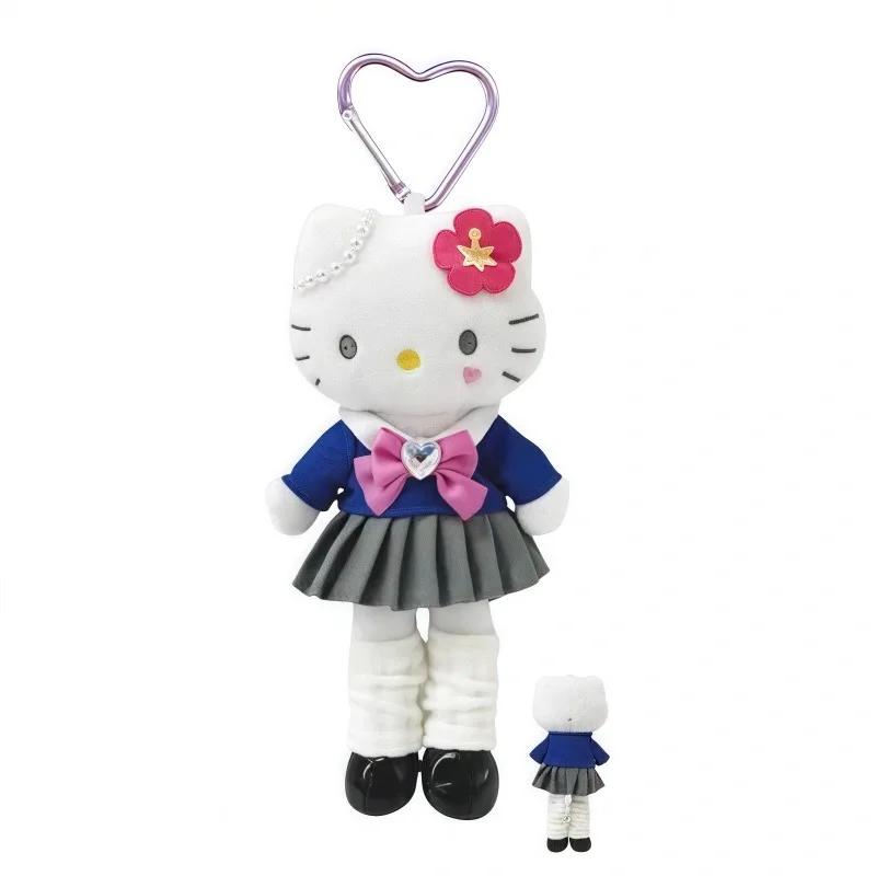 15cm Kawaii Sanrio Long Legs Plush Keychain Hello Kitty My Melody Bag Pendant Cartoon Doll Toy Gift
