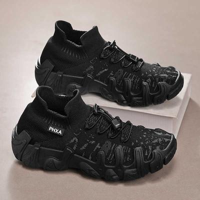 Fashion Round Foot Increase Height Beige Sports Shoes Loafers Men's Gray Sneakers Trainers For Man Low Cost Tenisky Basket Low Cost