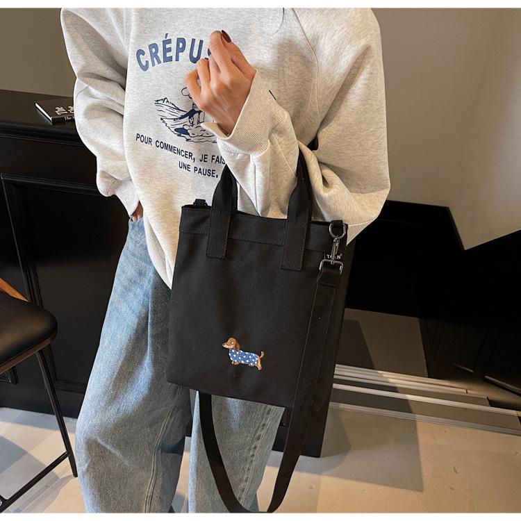2025 Spring Japanese Style Casual Crossbody Bucket Bag - Trendy Commute Shoulder Tote