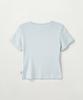 Seteo (W) Belt Graphic Slim Fit Short Sleeve T-Shirt Sky Blue