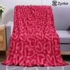 Hand Drawn Hearts Cartoon Anime Print Flannel Blanket Soft Warm Throw for Kids Bedroom Sofa Bed Christmas Office Car