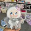 Cute Animal Vinyl Plush Keychain Soft Stuffed Doll Pendant Lovely Backpack Decor for Valentine's Day Small Surprise Gift