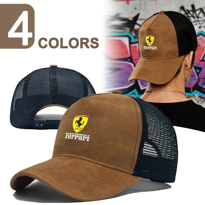 Fahion Car Sport Hats Casual Baseball Caps Women Men Sunscreen Cap For Ferrari SP1 812 F40 SF90 458 488 599 612 FF F12 Accessory