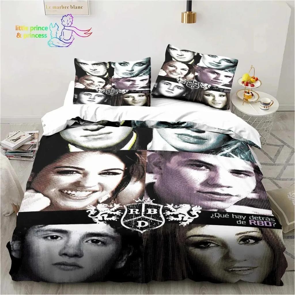 Band RBD Bedding Set Single Twin Full Queen King Size Bed Set Adult Boys Bedroom 3D Print Bedding Music Lover Gift