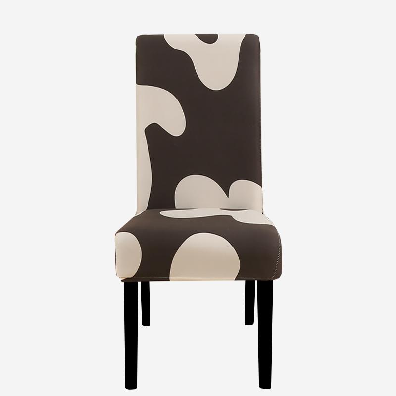 

Чехлы на стулья с принтом, эластичные чехлы на кухонные сиденья, эластичные чехлы на стулья из спандекса для столовой, свадебного отеля, банкета, моющиеся, 1 шт. Universal