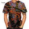 Lovecké maskovací tričko Letní tričko Pánské 3D potisk Streetwear oblečení Oblečení s krátkým rukávem Luxusní tričko Pánské oblečení