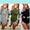 Premium Quality Damen Camouflage Printed Long Sleeve Pullover T-shirt For Stylish Comfort