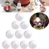 White Christmas Balls Mini Christmas Ornaments Crafts Foam Balls  Wedding