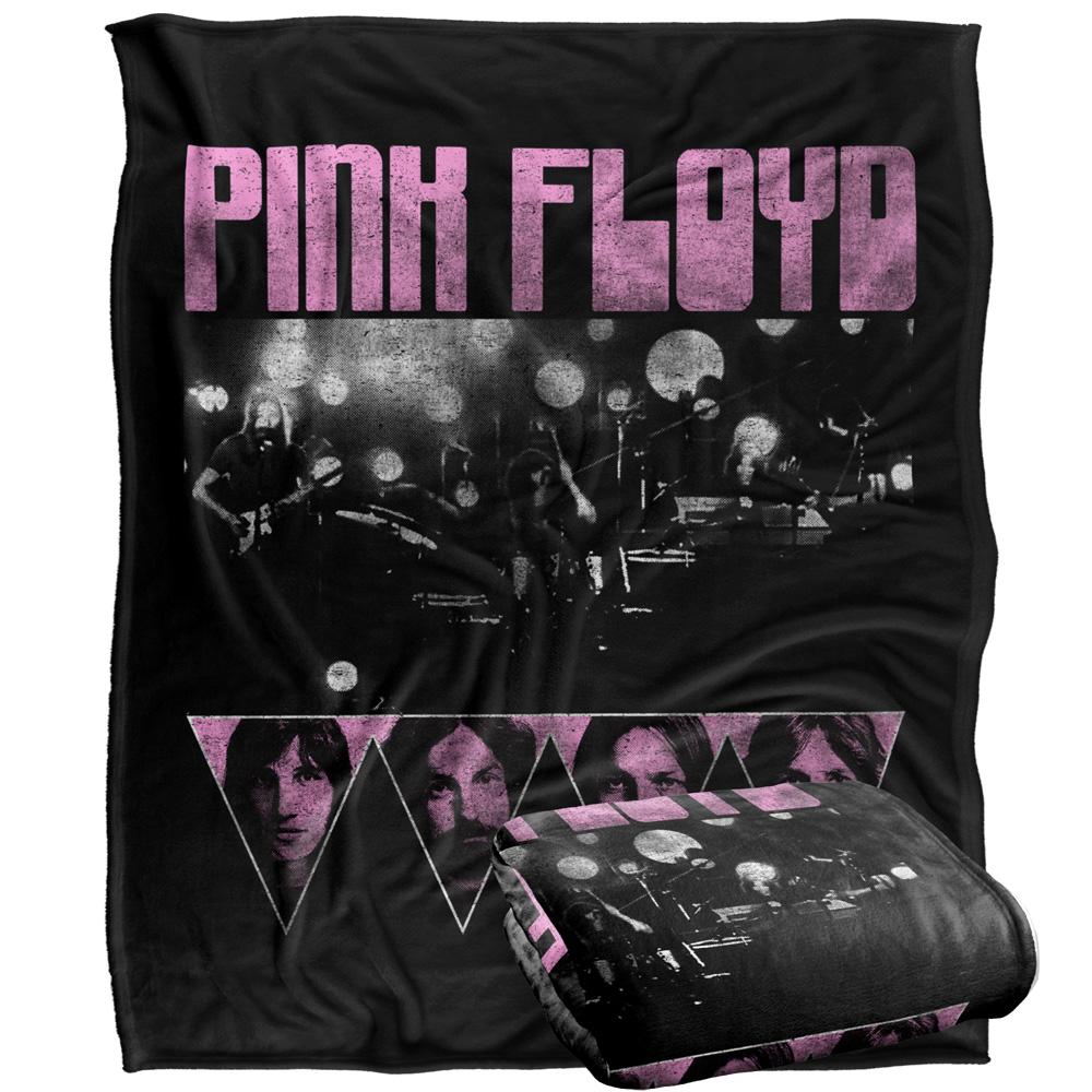 Pink Floyd Silky Heads Supersoft Blanket