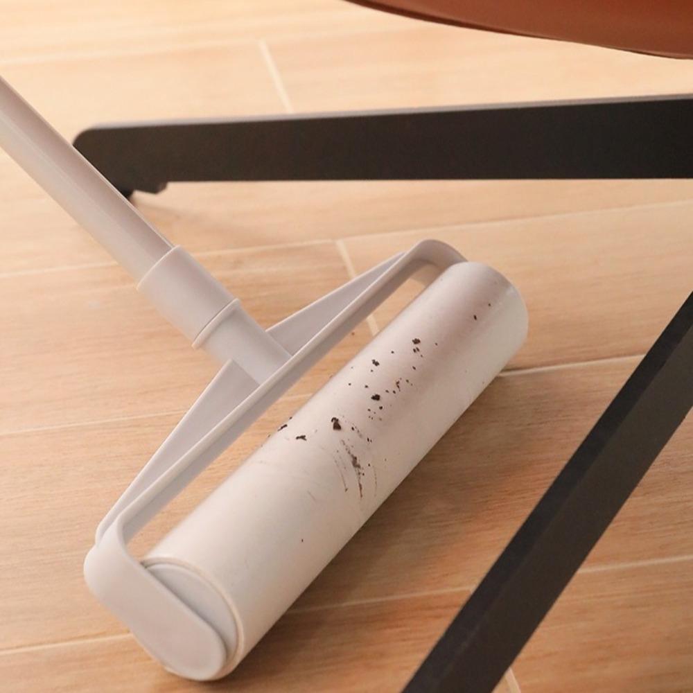 Tearable Telescopic Rod Lint Roller Large Hair Dust Remover Dust Roller Cleaning Rollers Carpet