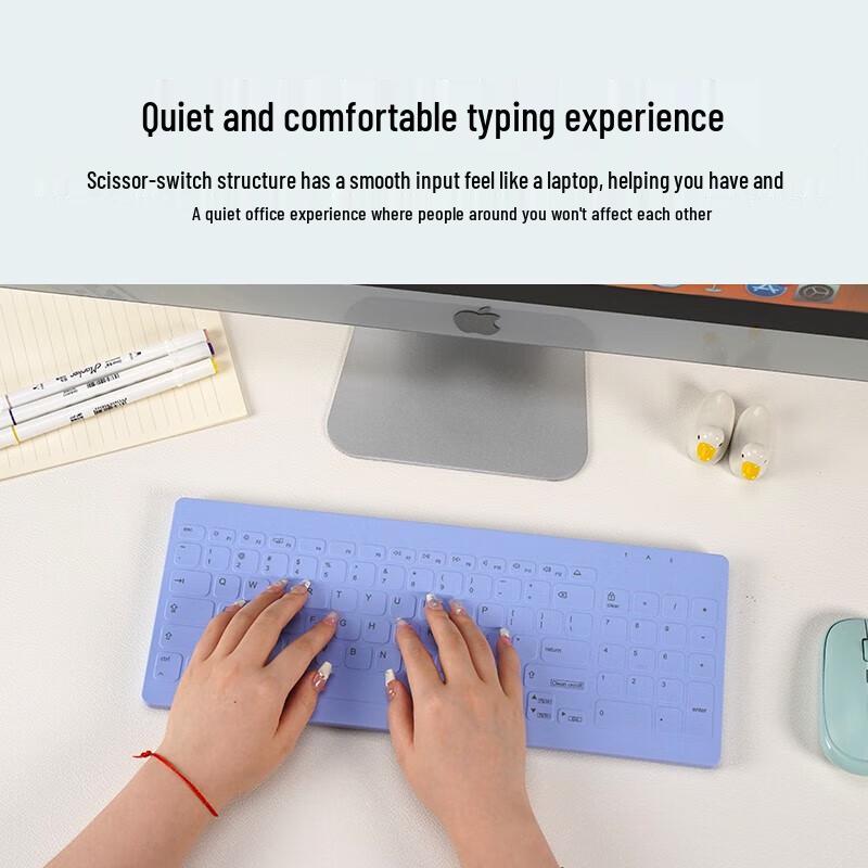 Double Shell C96 Blue Silent Triple Mode Keyboard