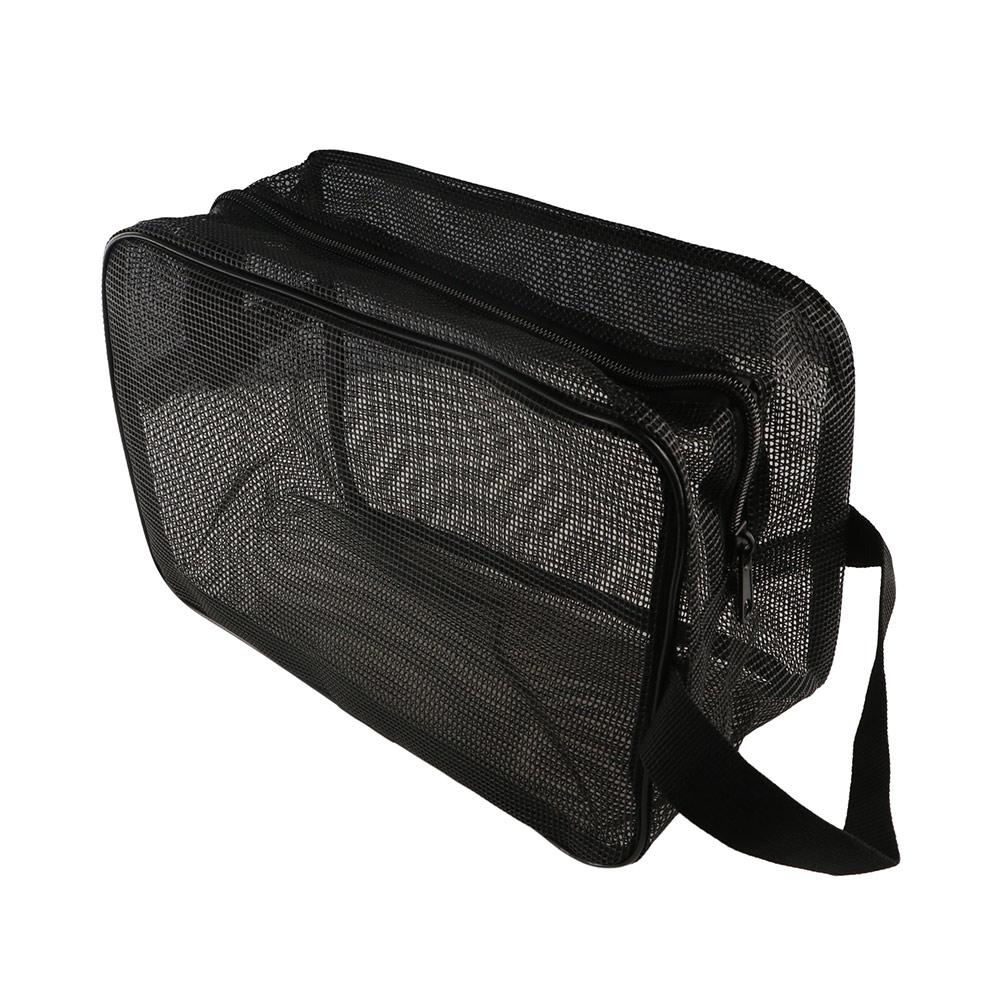 Lightweight Easily Carry Mesh Shower Bag Portable Hand-held Tote Bag Collapsible Quick Dry Beach Pockets Fitness