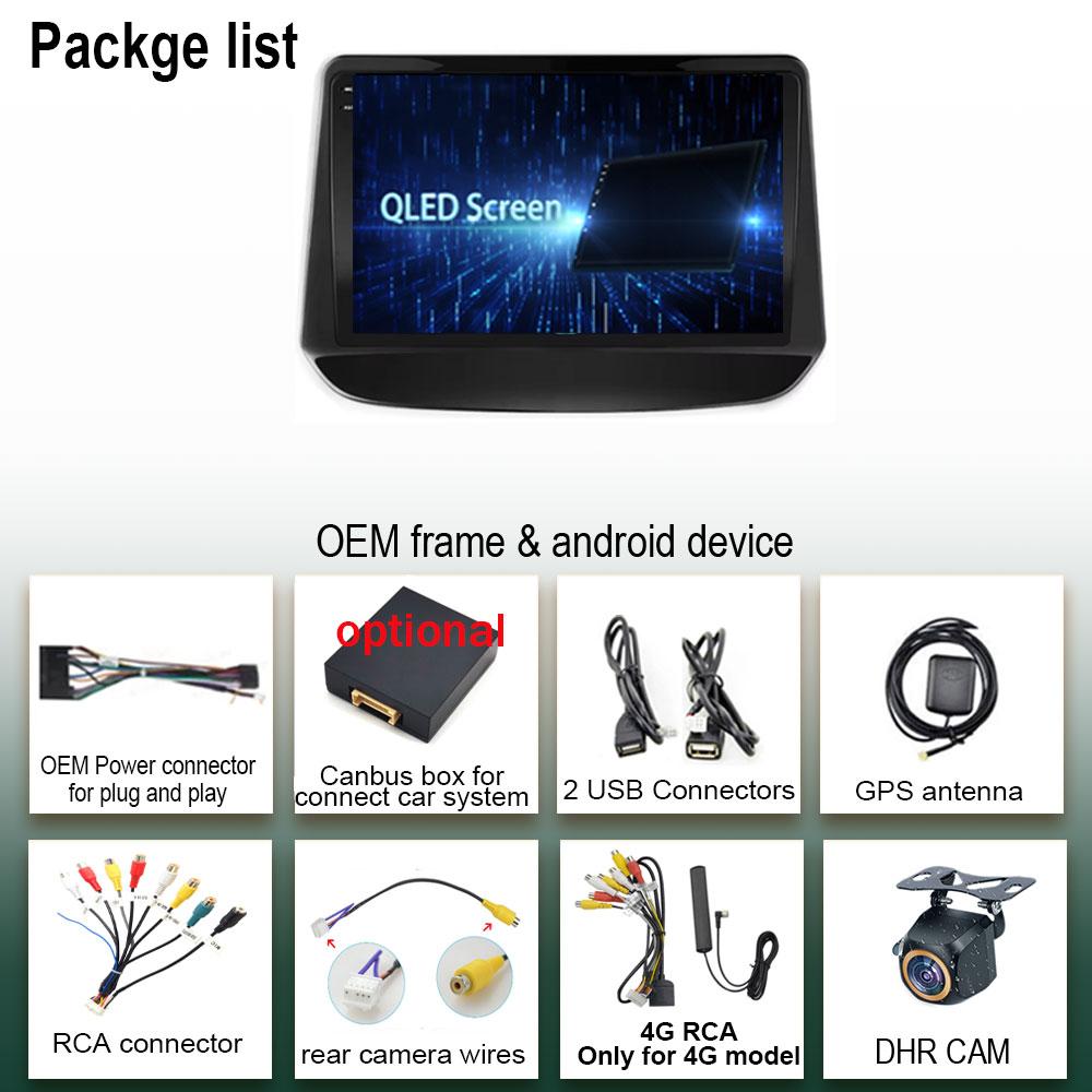 Android 13 Cooling Fan Android Auto For Holden Chevrolet Onix Cavalier 2020 2021 WIFI 4G FM AM DSP Carplay Multimedia Player IPS