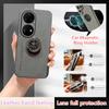 For Huawei P50 Pro Case Luxury Magnetic Car Holder Ring Leather Phone Case For Huawei P 50 P50Pro Camera Shockproof Back Cover