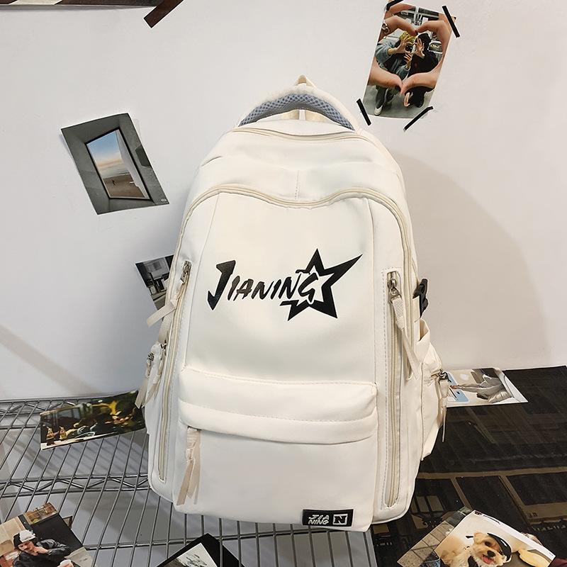Backpack Men's Large Capacity Computer Travel Backpack Female Junior High School Student Schoolbag
