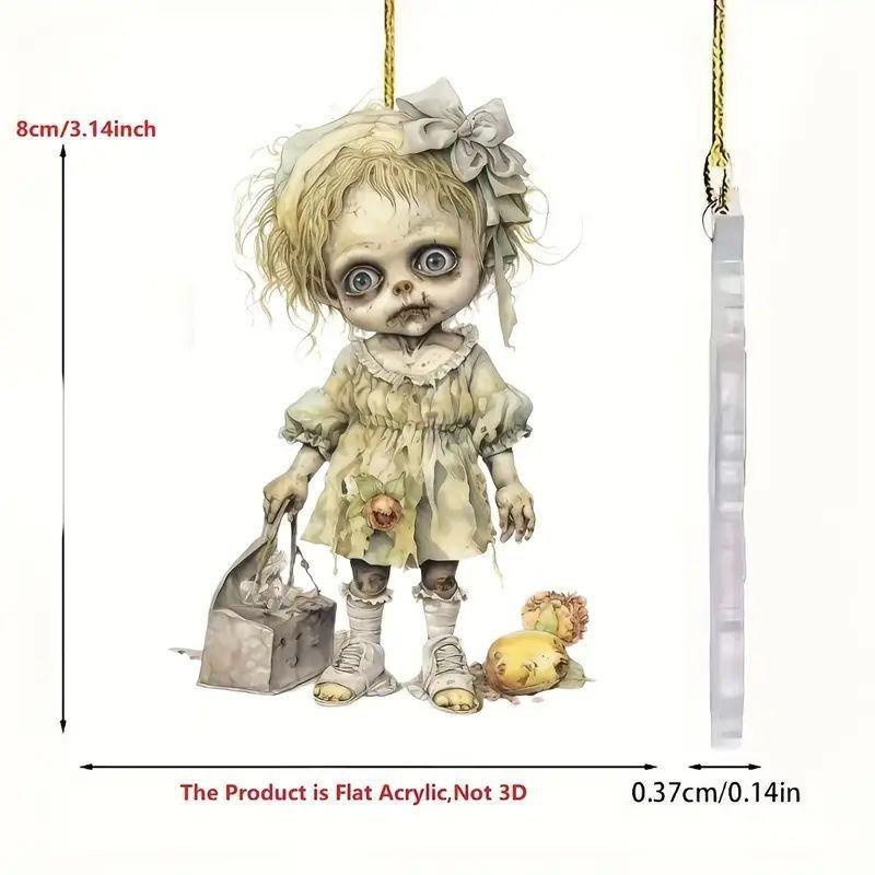 

Тыква Очаровательное Акриловое Зеркало-Украшение для Хэллоуина Аксессуары Автомобиль