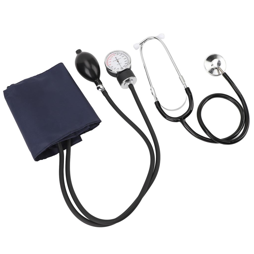 Aneroid Sphygmomanometer Manual Blood Pressure Cuff Manual Kit with Stethoscope