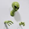 Green Alien UFO Visitor 51 Area Extraterrestrial Organism Monster Study Living Room Wall Hanging Ornament Sci-Fi Lover's Gift