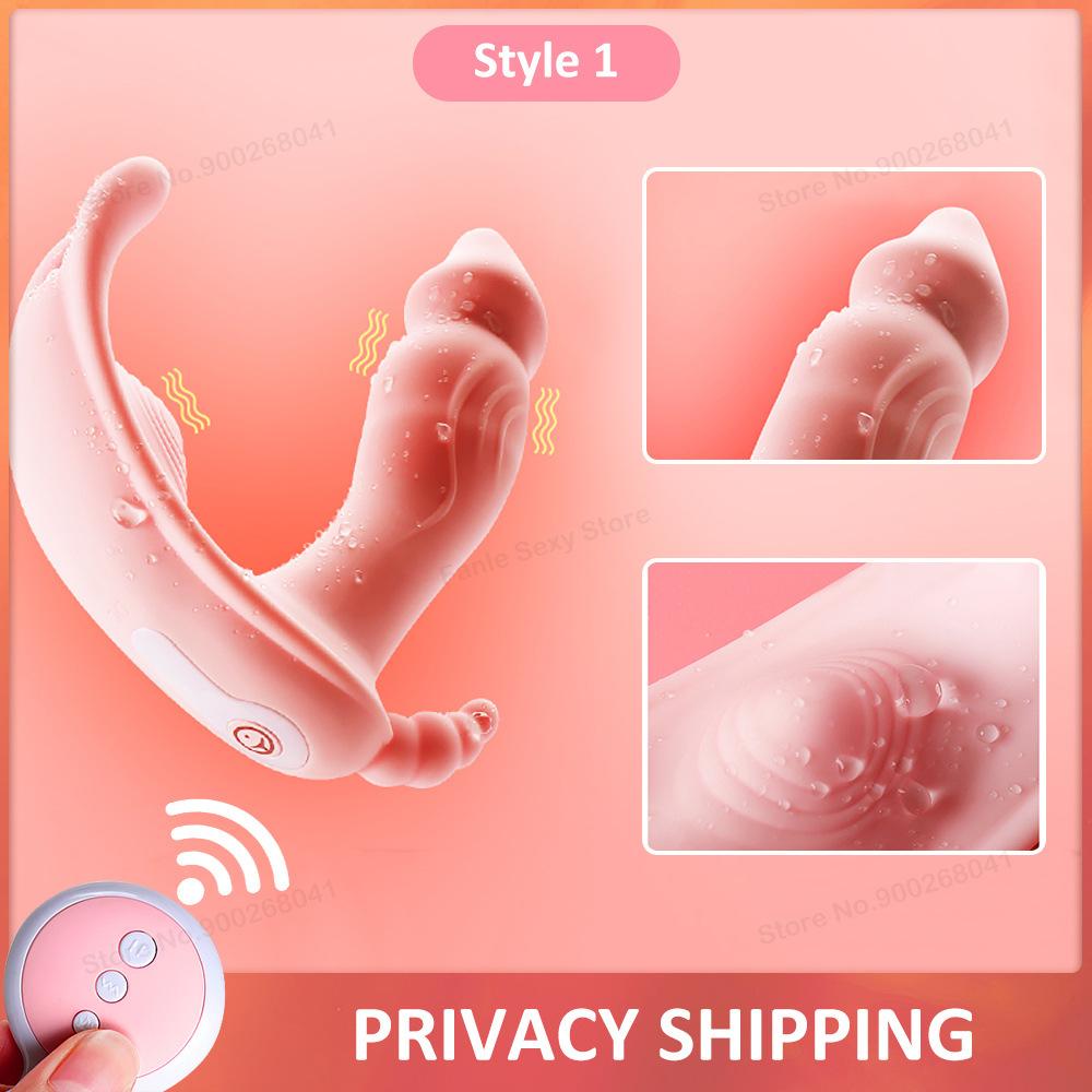 Wearable Dildo Vibrator Toy for Women Orgasm Masturbator G Spot Clit Stimulate Remote Control Adult Female Vagina Sex Machines