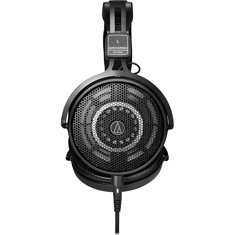 Audio-Technica ATH-R50x Open Monitor Headphones Wired [DTM Mix Mastering Music Listening Detachab...