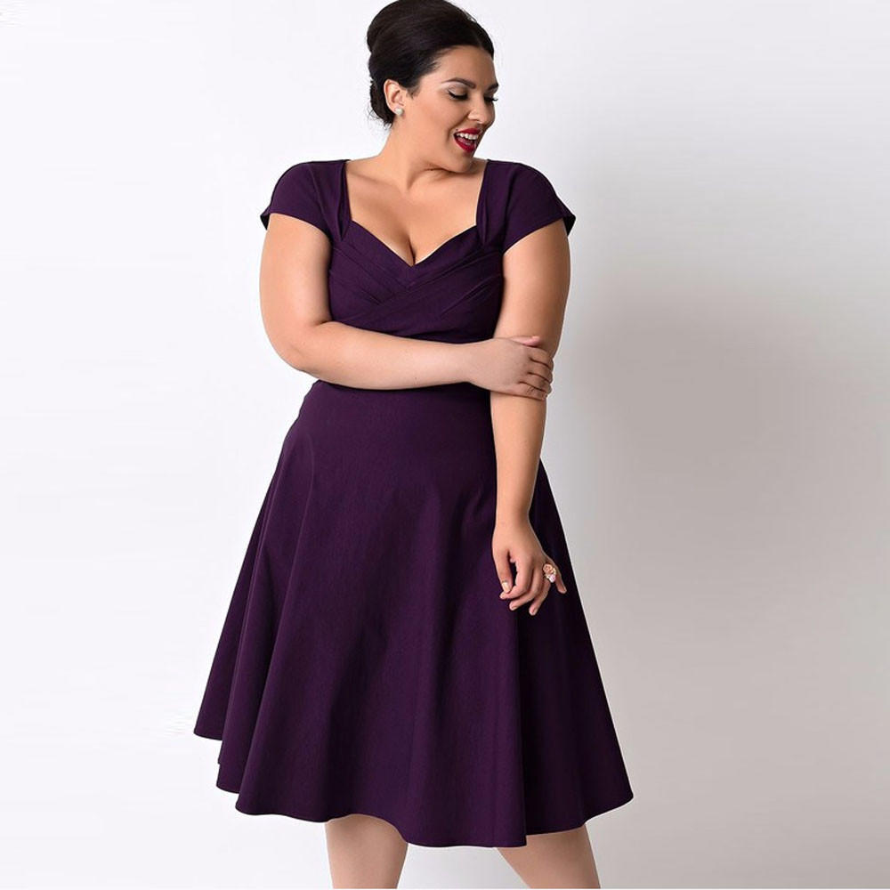 short sleeve plus size cocktail dresses