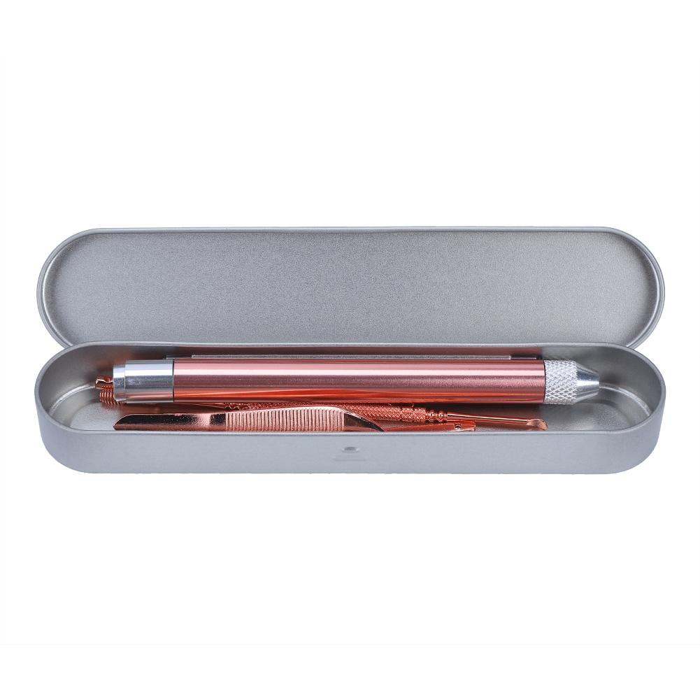 Stainless Steel Ear Spoon Light Ear Wax Pick Kit LED Earwax Cleaner Ear Care Tool