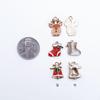 Metal Christmas Bell Stocking Rudolph Pendant Keychain Material
