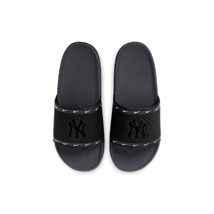 MLB x Nike Offcourt Slide New York Yankees 2021 Men Sneakers Black Anthracite Pitch-Blue DH7001-001