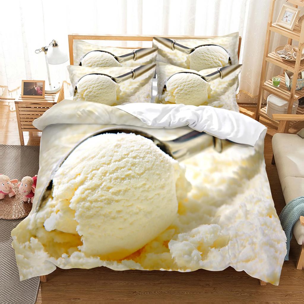 Comforter Housse De Couette Bedding Set Fruit Lemon Blue Green Winter S Light Color Bedroom Comforter Dropship