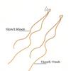 2pcs Minimalist Punk Style Stainless Steel Pointed Pendant Tassel Earrings, Suitable For Daily Wear