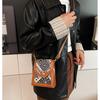 2025 Ethnic Style Color Block Crossbody Phone Bag - Fashionable, Versatile, Korean Niche Shoulder Bag