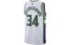 Nike Nba Milwaukee Bucks City Edition Giannis Antetokounmpo 34 Dri FIT Swingman Jersey DB4035-100