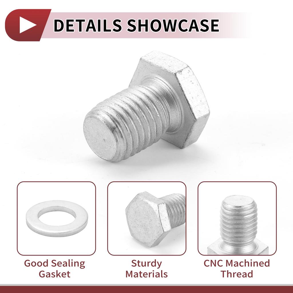 HEROFFIX BMW 1 Set Drain Plug for Mercedes Benz Fan Drain