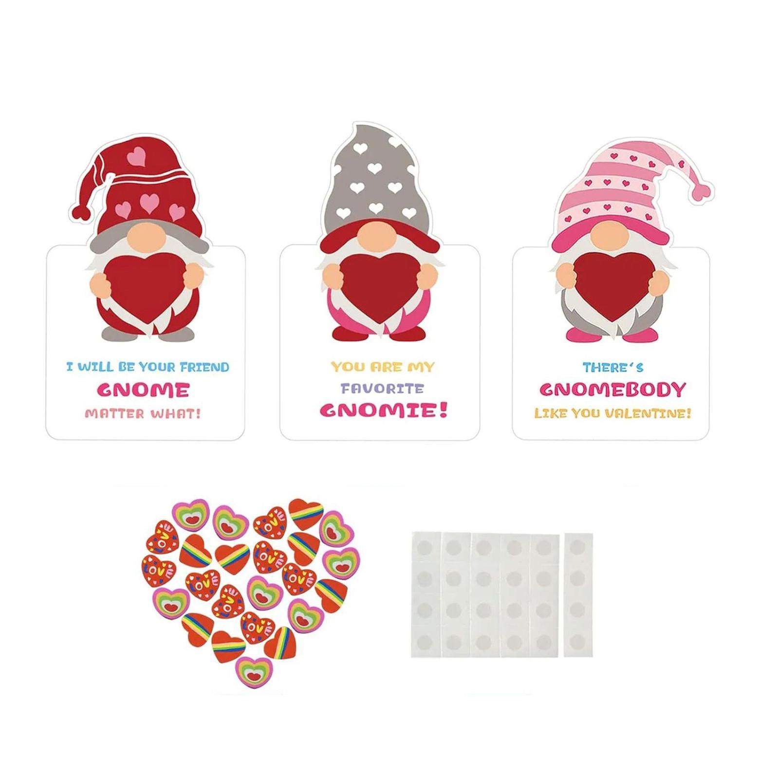 24 Packs Of Love Eraser Valentine s Day Cards, Home Decor, Valentine s Gifts, Love Decorations, Conveying s One Size