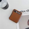 2021 Lychee Pattern Fold Case For Samsung Galaxy Z Flip Cover Anti -Knock Luxury Leather Cases For F7000 2021