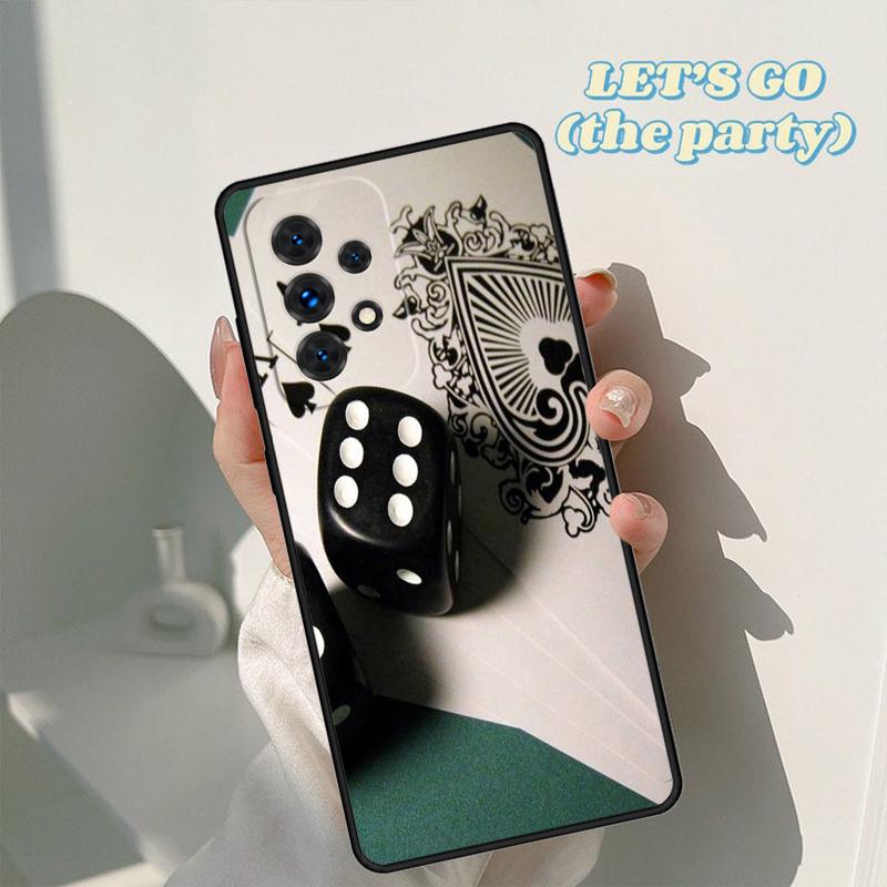 Poker Playing Cards Phone Case For Samsung Galaxy A42 A31 A40 A51 A71 A32 A80 A91 A52 A72 A73 A20e A21S A50 A70 A11 A12 Cover