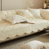 Sofa Cushion - 100% Cotton, Embroidered, Non-Slip, Fully Wrapped, Washable, Universal Fit for All Seasons