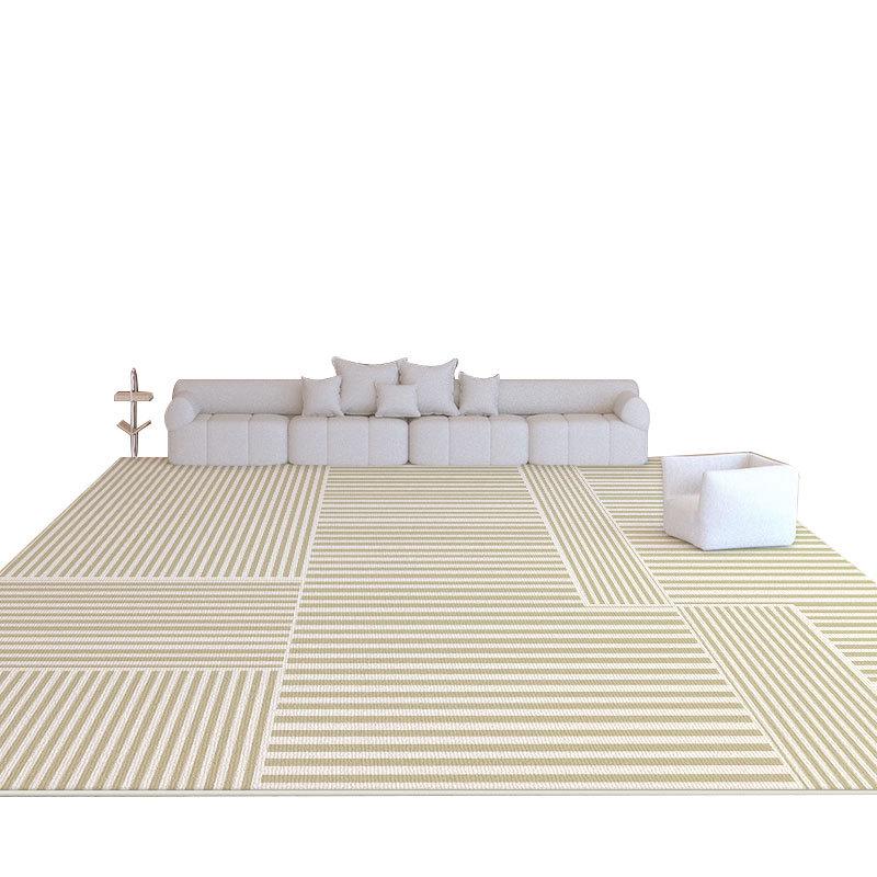 2024 Cream Loop Velvet Living Room & Bedroom Carpet - Waterproof, Stain-Resistant, Durable
