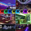 RGB LED Strip Lights 600LEDs 5050RGB Light Strip IP65 Waterproof LED Tape Light APP Control Adjustable Brightness Timing Function