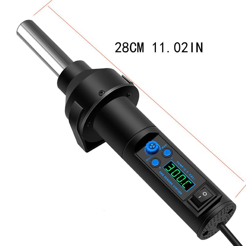 8032D Electrical Digital Display Temperature Adjustable Hot Air Gun Mobile Phone Soldering Repair Tool Portable Heat Gun