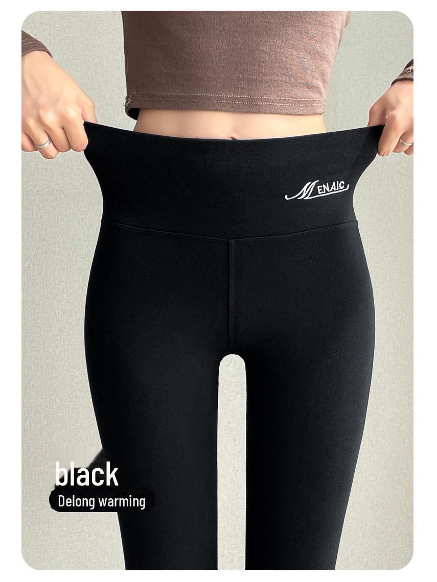 

Теплые женские бесшовные бархатные самонагревающиеся брюки – леггинсы осень/зима Deluxe Men, XL чёрный