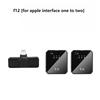 3-in-1 Universal Wireless Lapel Microphone, Noise Reduction Mic For Live Shooting, Compatible With iOS, Android, Computer