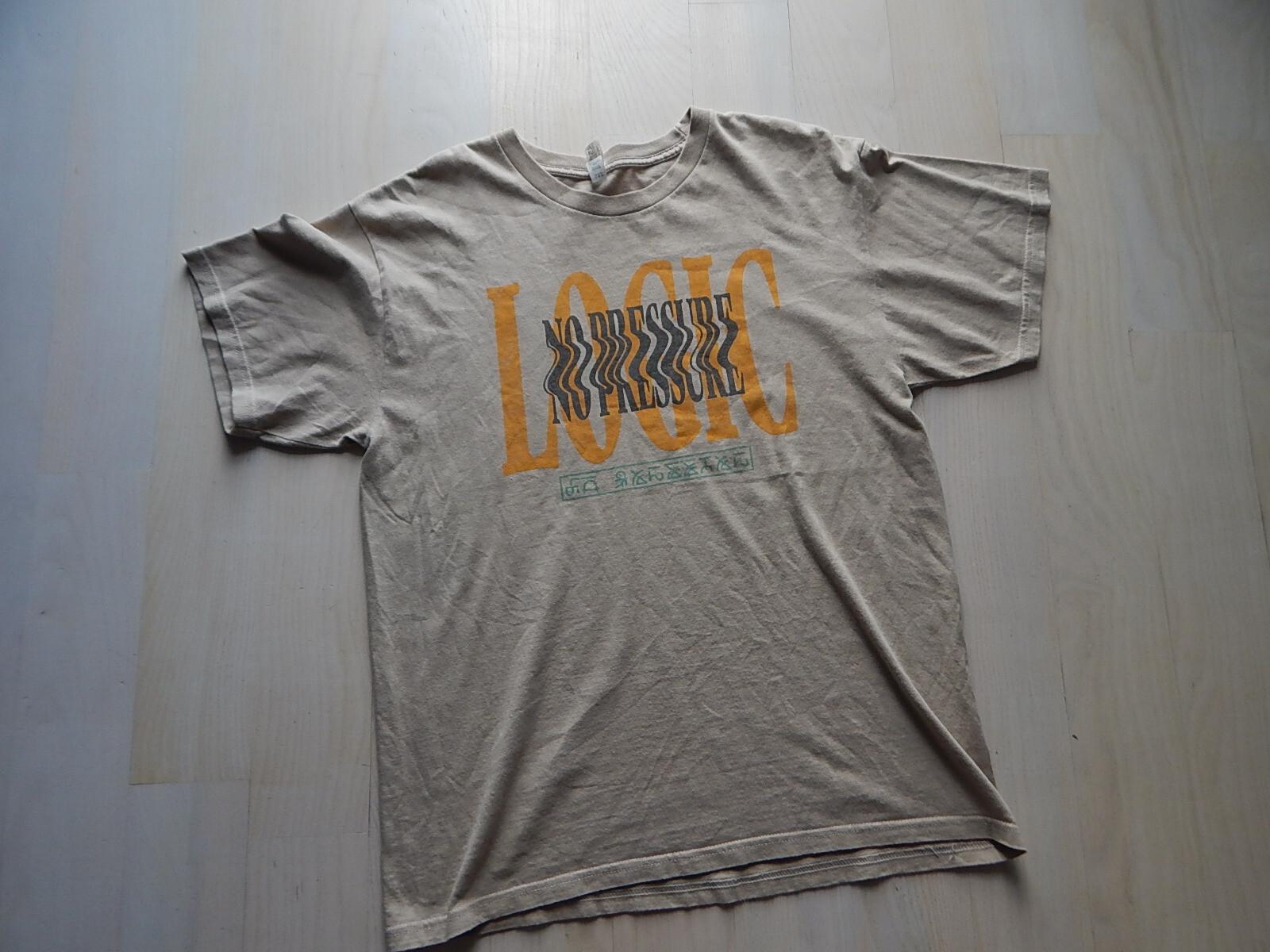 logic no pressure def jam album rap tee size large XXL