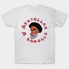 Camiseta Preta Estampada Masculina Ayatollah Asahola Estampa em Papel Transfer Sem Corte Camiseta de Algodão