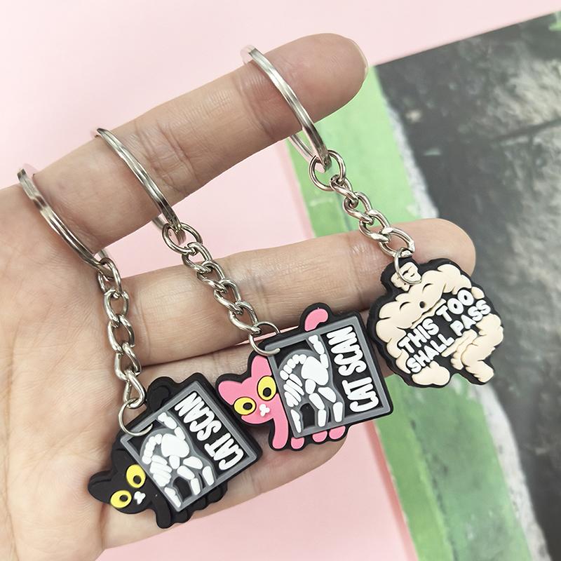 10Pz Portachiavi Medico Stetoscopio Uniforme da Infermiera Per Infermiera Medico Portachiavi Donne Uomini Moda Accessori Chiavi Medici Regalo per Amici
