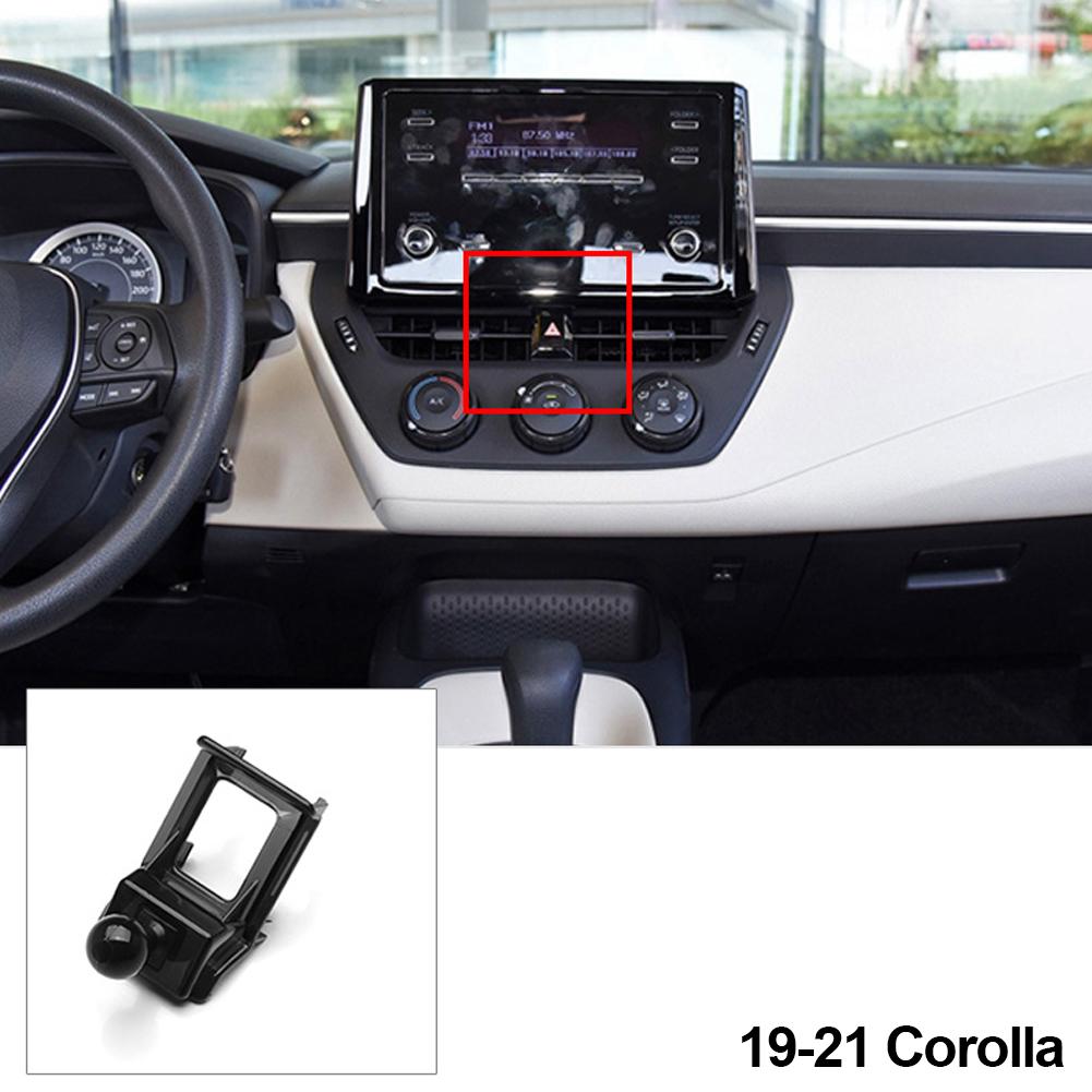 Biltilbehør Interiør Telefonholder Base For Toyota Corolla Camry CHR RAV4 Avalon Prado Highlander 4RUNNER Uten Brakett